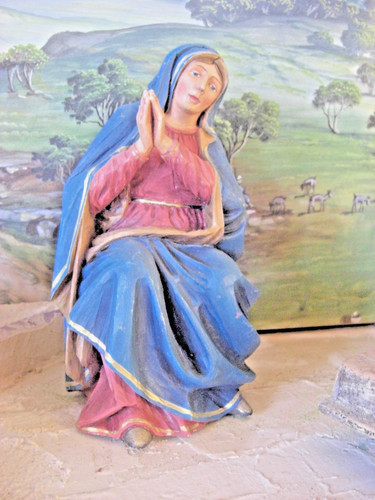 Alte sehr große krippenfigur - sehr,