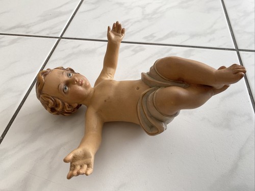 Große antike krippenfigur - antike,