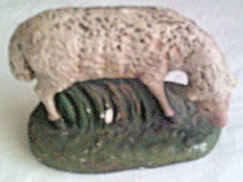 Antikes großes schaf - antikes,