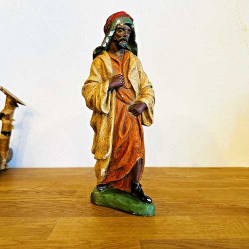 Große alte krippenfigur - krippenfigur, cm