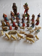 Konvolut alte Krippenfiguren