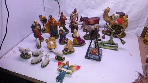 Alte krippefiguren 1950 - krippefiguren,