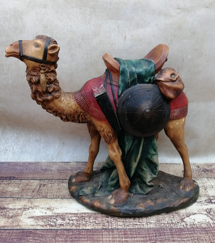 Krippenfigur xxl kamel für - krippenfigur,