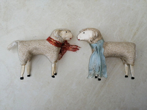 Krippenfiguren wollschafe - krippenfiguren,