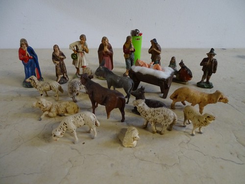 Alte krippen figuren tiere - figuren,