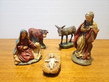 Aus Nachlaß: 5 Krippenfiguren