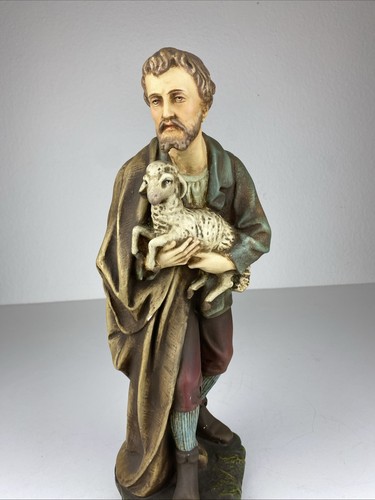 Große antike krippenfigur - große,