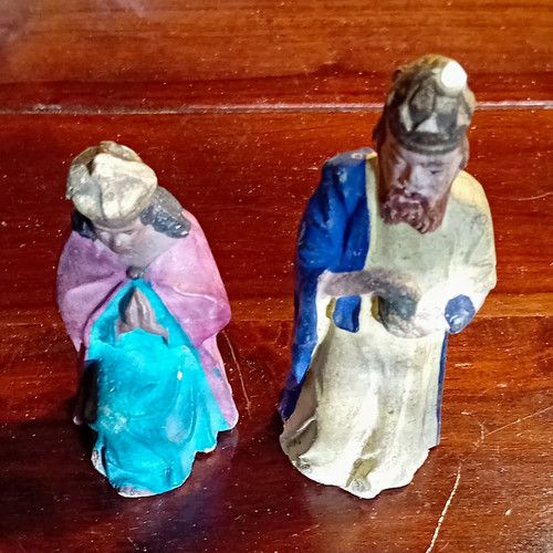 Alte krippenfiguren heilige - alte,