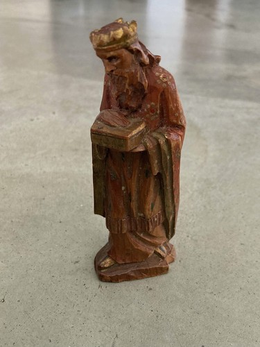Krippenfigur koloriert könig - krippenfigur, koloriert,