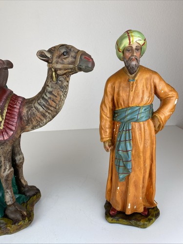 Große antike krippenfigur - antike,