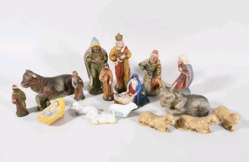 Antike krippenfiguren maria - antike,