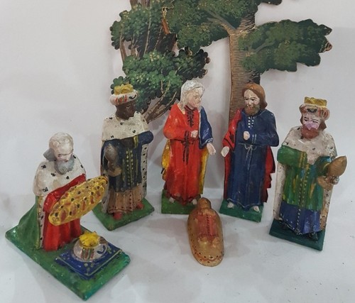 Alte grulich krippen - alte, figuren