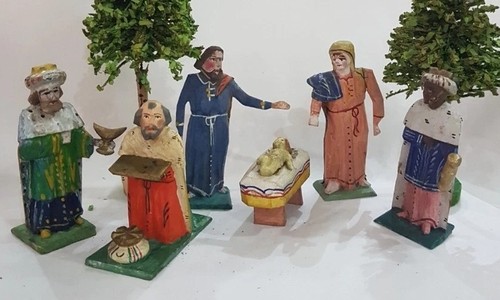 Alte grulich krippen figuren - alte,