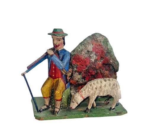 Antike krippenfigur hirte - antike,