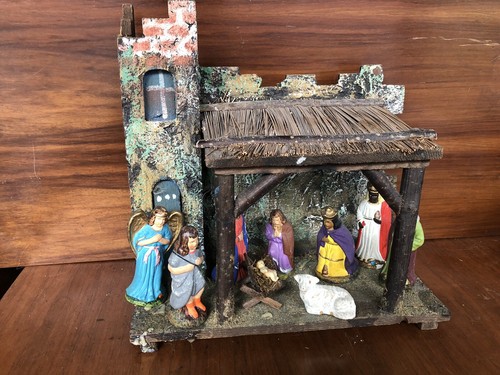 Antike weihnachtskrippe - antike,