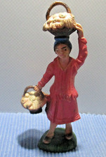 Alte Krippenfigur  Frau