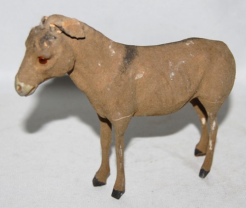Alte krippenfigur krippe esel - krippenfigur,